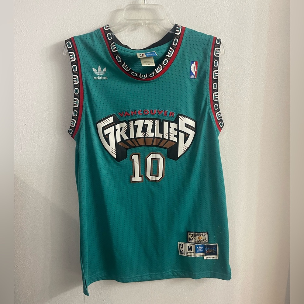 Mike Bibby 10 Vancouver Grizzlies Vintage Retro Jersey